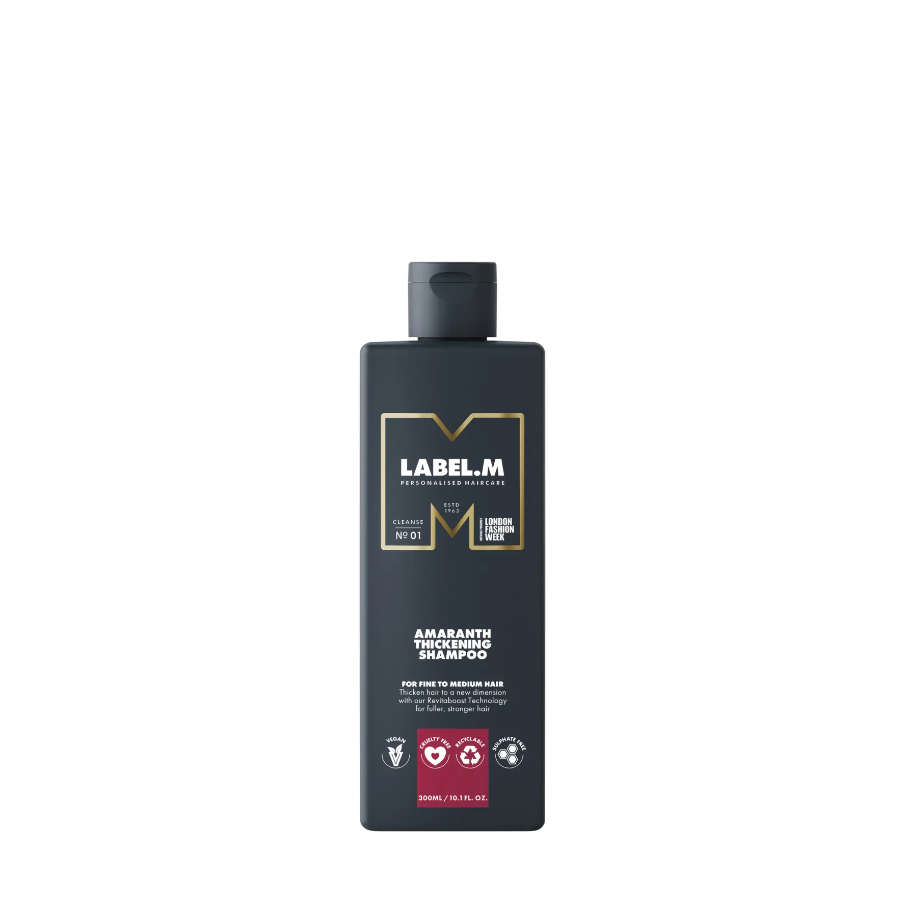 label.m Amaranth tuuheuttava shampoo hennoille hiuksille 300 ml