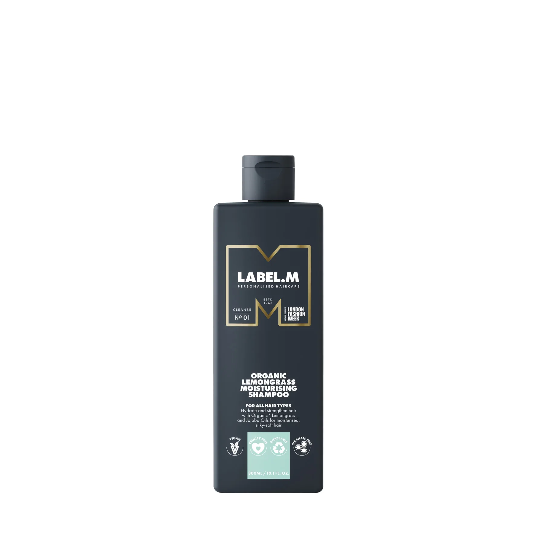 label.m Organic Lemongrass Fuktgivande schampo för alla hårtyper 300 ml