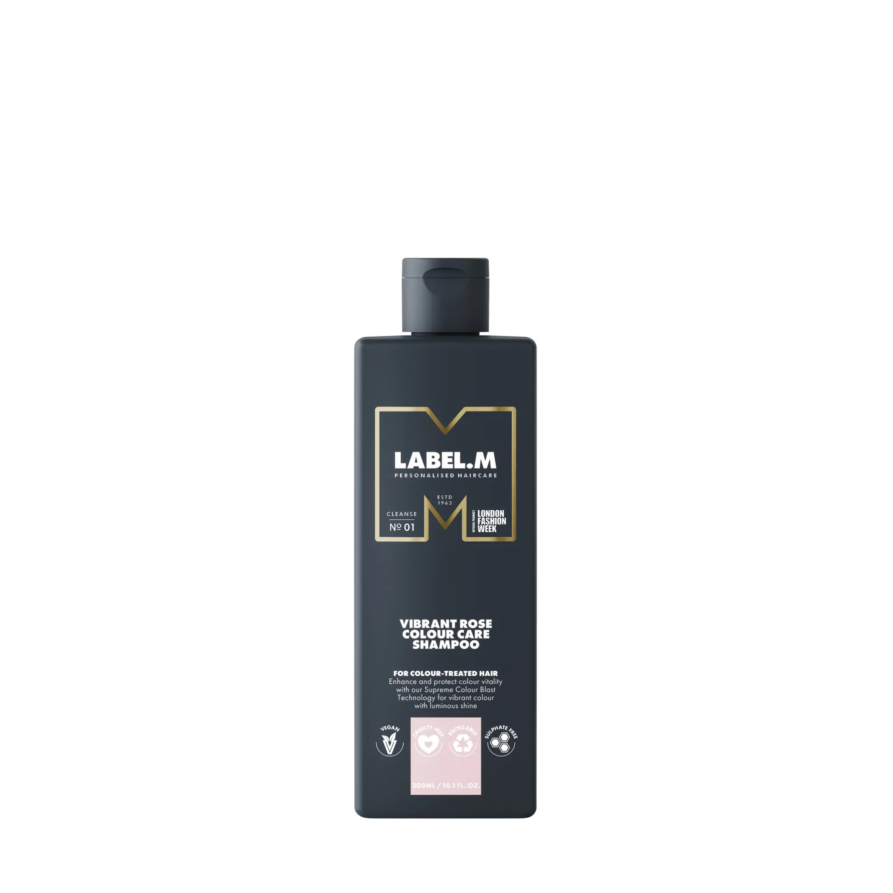 label.m Vibrant Rose shampoo värin suojaamiseen 300 ml