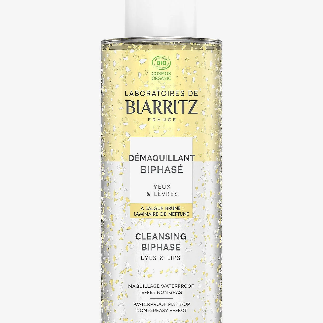 Laboratoires de Biarritz Laboratoires De Biarritz Biphase Make-Up Remover Eyes & Lips - Nude - 125 ml