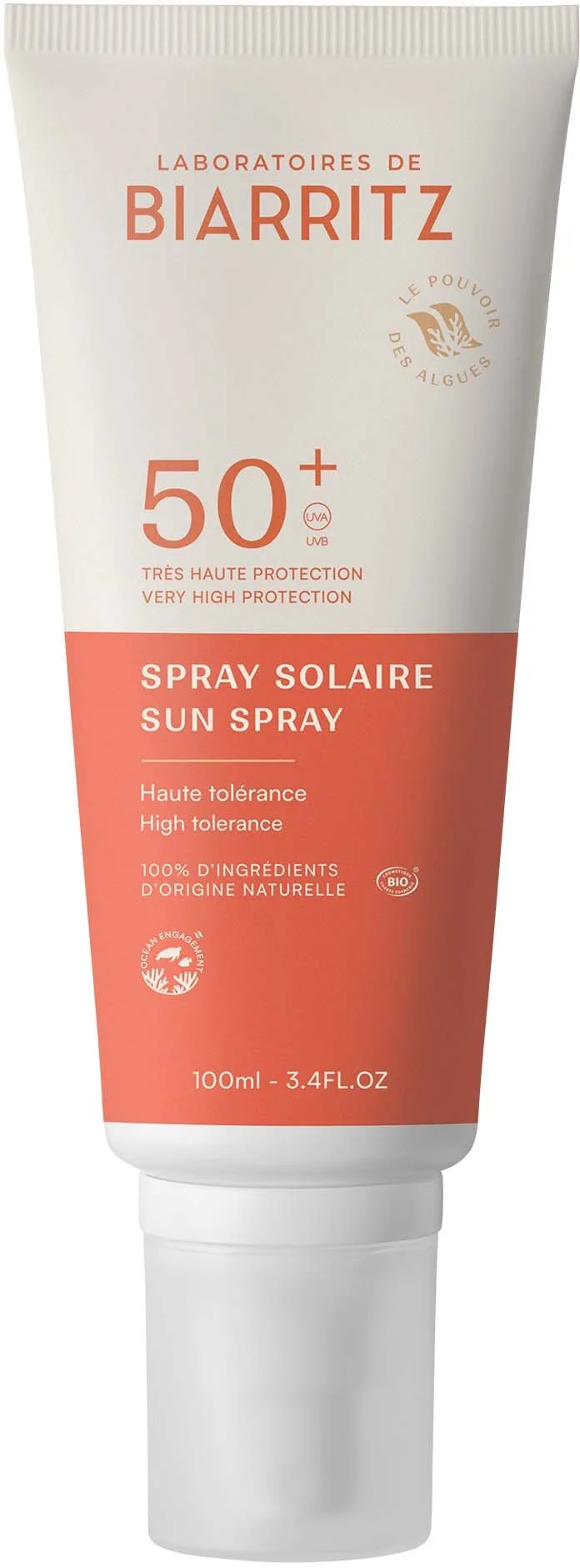 Laboratoires de Biarritz DERMO Suncare Sunscreen Spray SPF50+ 100 ml
