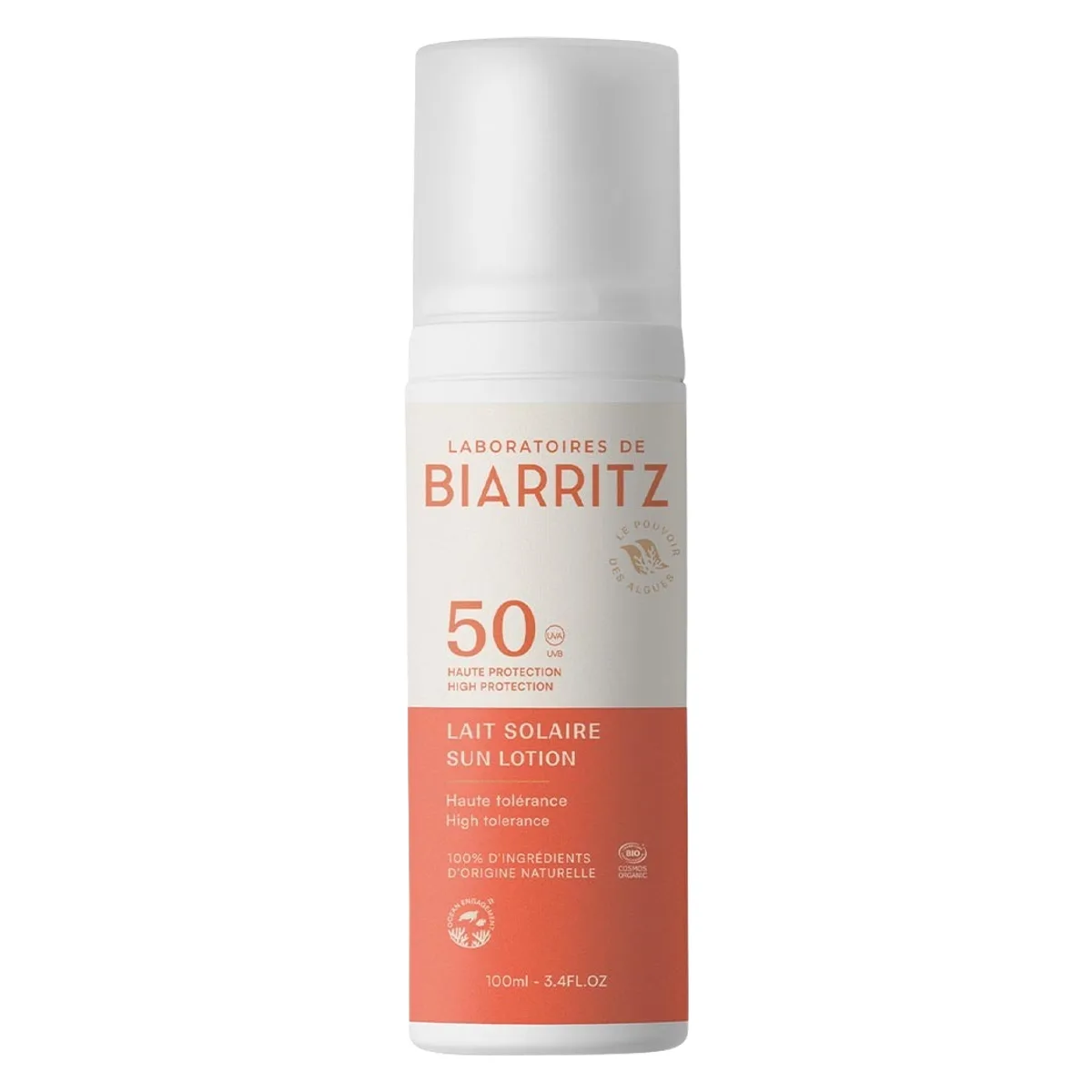 Laboratoires de Biarritz Sunscreen Lotion SPF 50, 100 ml