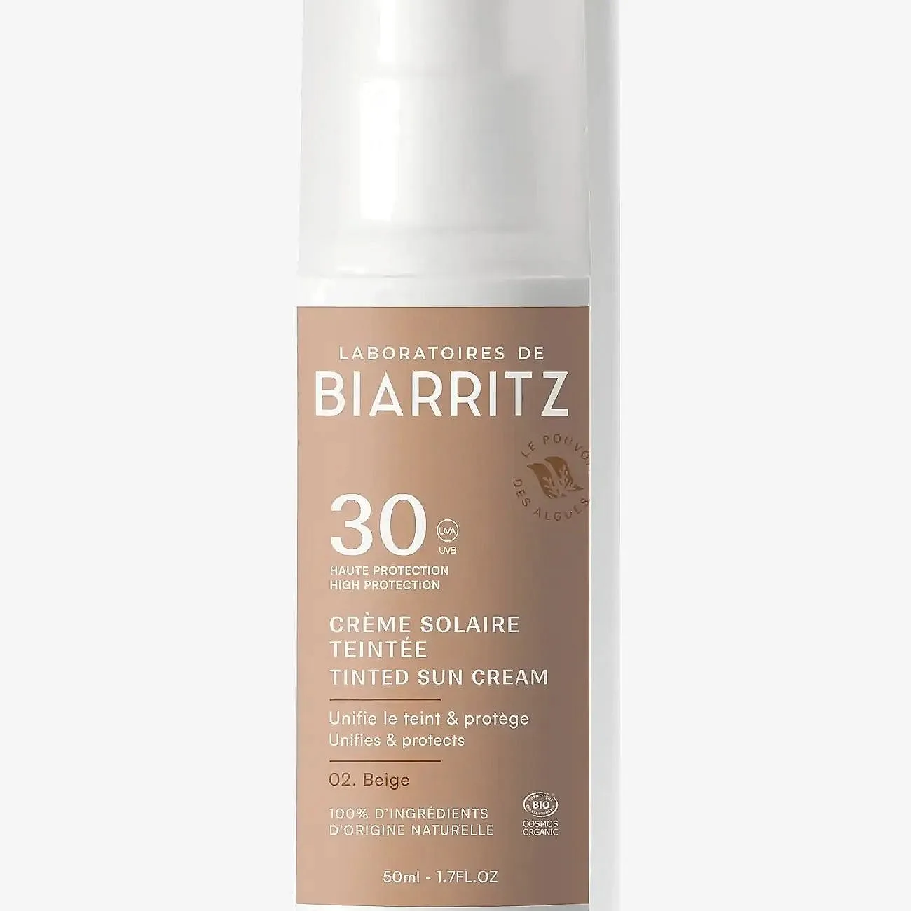 Laboratoires de Biarritz Tinted Face Sunscreen SPF30 Beige 50 ml