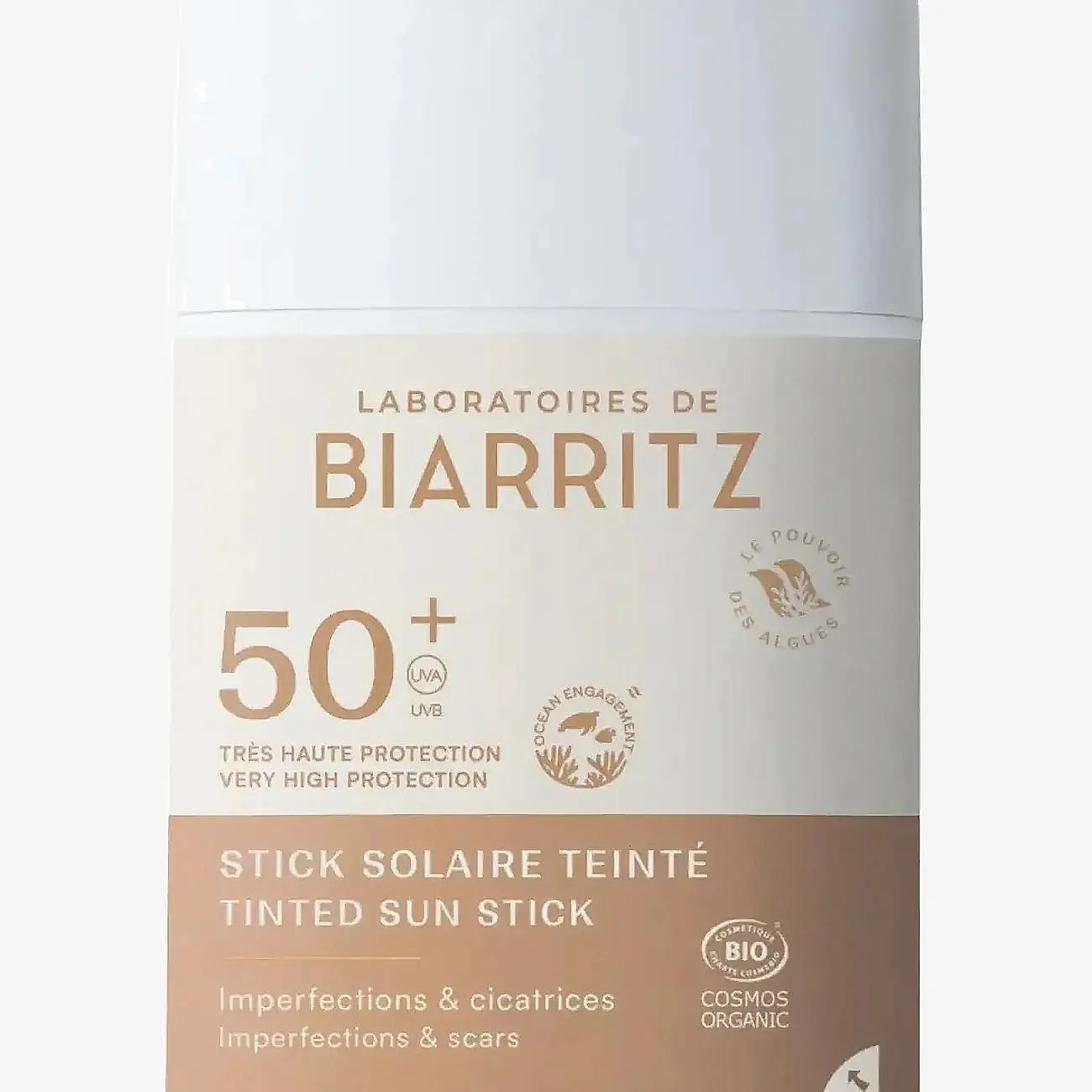 Laboratoires de Biarritz Tinted Suncsreen Stick SPF 50+, 12 g