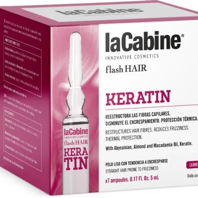 laCabine Flash Hair Keratin Ampoule 7 x 5 ml 7 ml