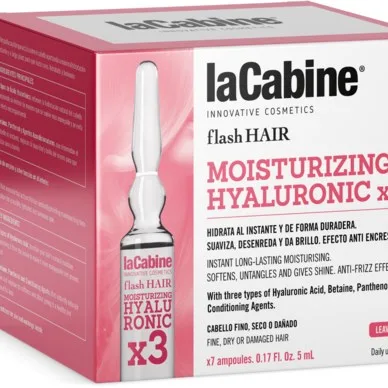 laCabine Flash Hair Moisturizing Hyaluronic x3 Ampoule 7 x 5 7 ml