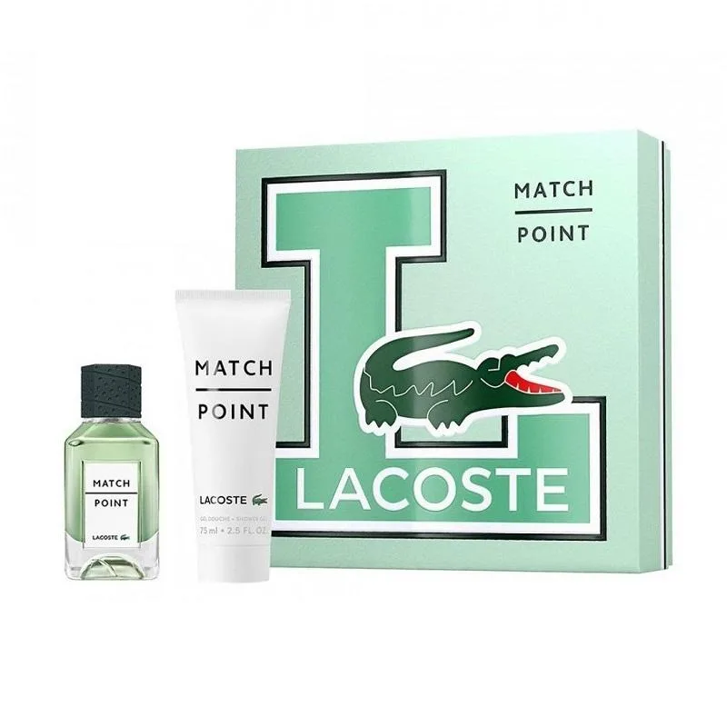 Giftset Lacoste Match Point Edt 50ml + Shower Gel 75ml