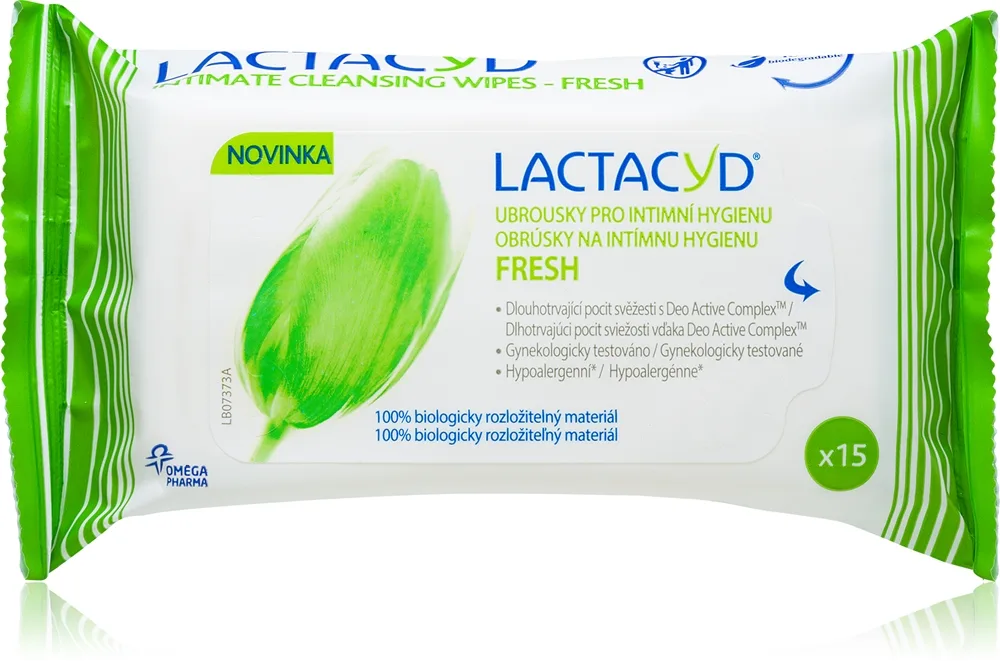 Lactacyd Fresh intiimipyyhkeet 15 kpl