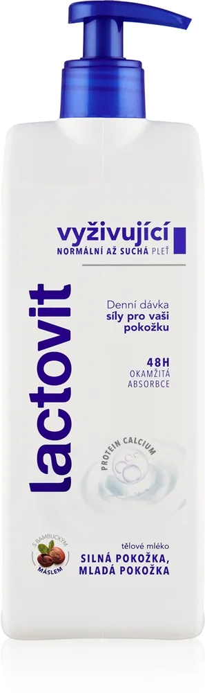 Lactovit Original Närande kroppsmjölk Med pump 400 ml