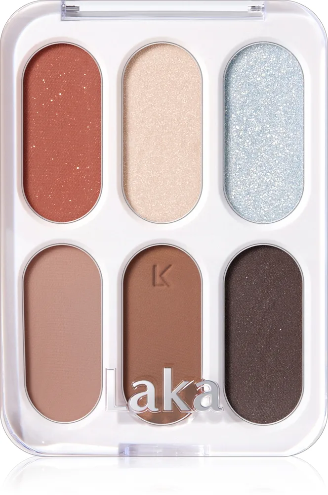Laka Forever6 Eye Palette Øjenskygge palette Skygge 01 Beginning 7 g