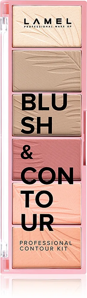 LAMEL Blush & Contour Palett för rouge contouring 16 g