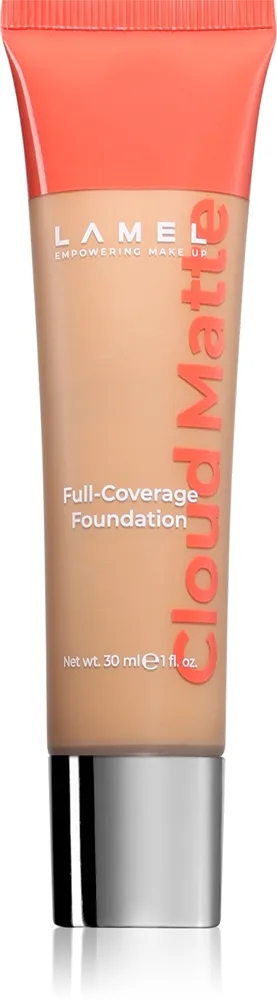 LAMEL Cloud Matte Full-Coverage Foundation Heltäckande foundation För en matt look Skugga 07W Hazelnut 30 ml