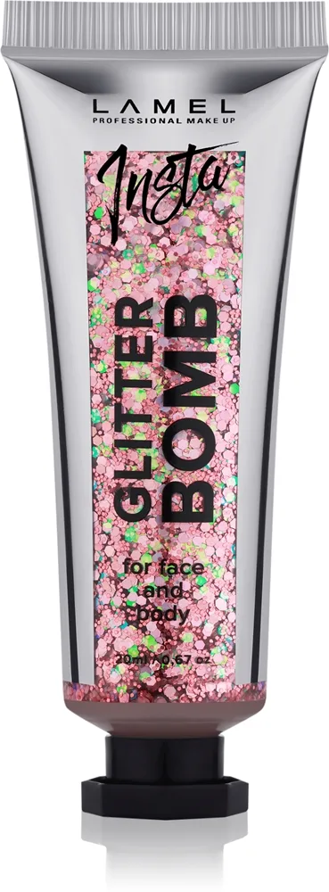 LAMEL Insta Glitter Bomb Glitter för ansikte och kropp #403 20 ml
