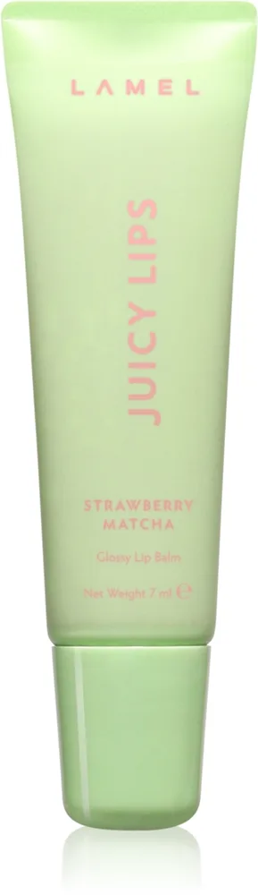 LAMEL Juicy Lips läppbalsam utan extra kostnad Skugga 02 Strawberry Matcha 7 ml
