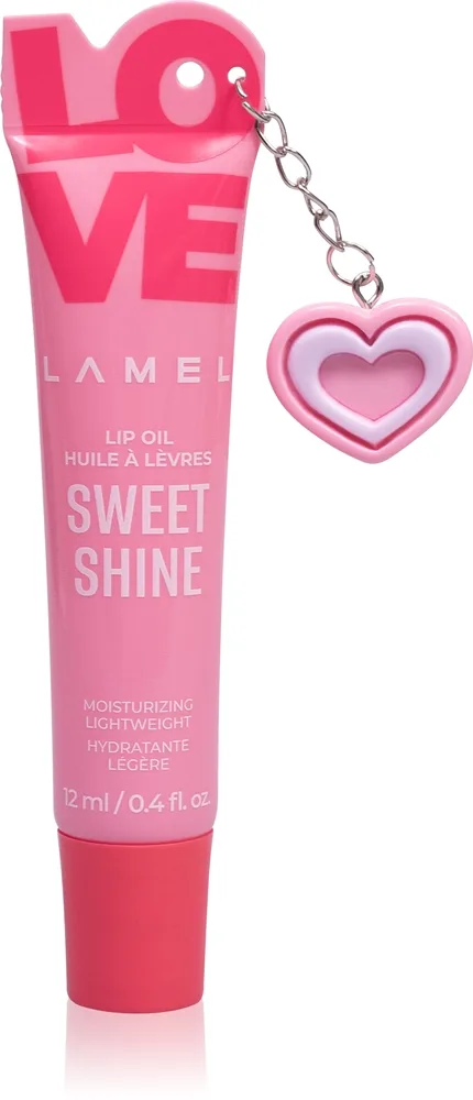 LAMEL Love Sweet Shine Fugtende olie til læber Skygge 02 Strawberry 12 ml