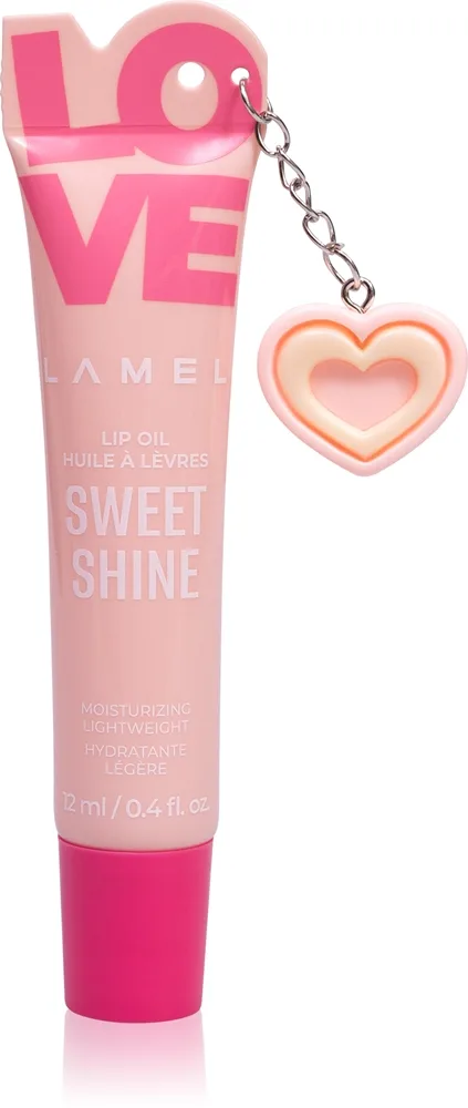 LAMEL Love Sweet Shine Fugtende olie til læber Skygge 04 Tea Rose 12 ml