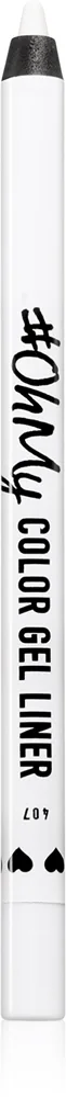 LAMEL OhMy Color Gel Liner Gel Eyeliner Skugga 407 White 1.4 g