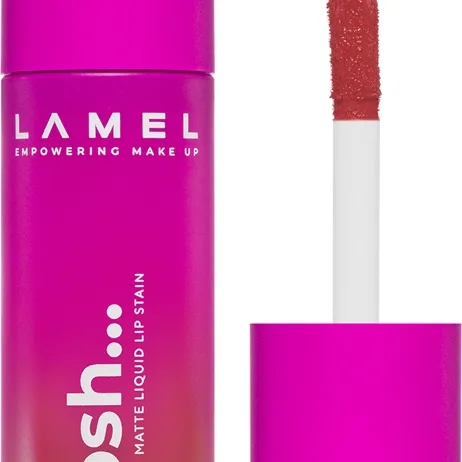 LAMEL Posh Matte Liquid Lip Stain pitkäkestoinen mattapinnan antava nestemäinen huulipuna sävy №405 Punch Pin 4 g