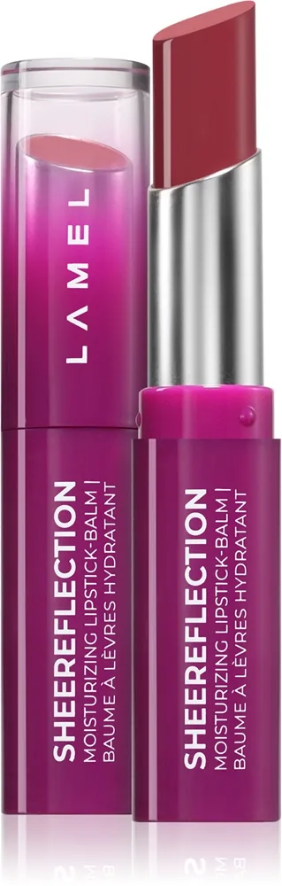LAMEL SHEEReflection Moisturizing Lipstick-Balm Farvet læbepomade med fugtgivende virkning Skygge 05 Berry Aura 3.6 g