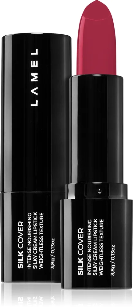 LAMEL Silk Cover krämigt läppstift med satinfinish Skugga 402 3.8 g