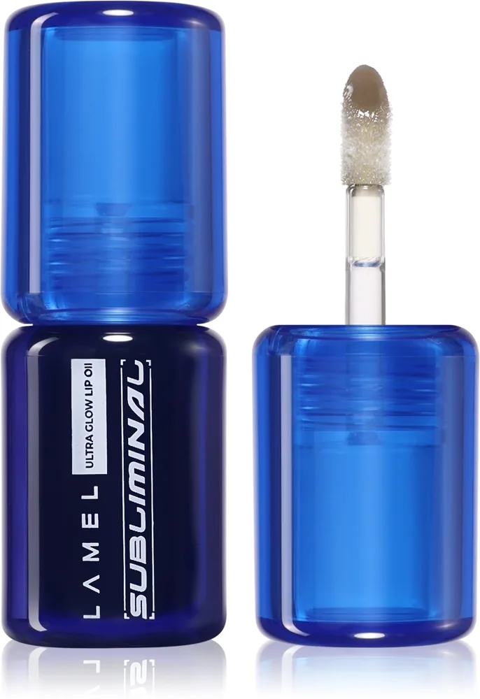 LAMEL Subliminal Cyber Lip Oil Läppolja För återfuktning och lyster Skugga 02 Neo-Noir 2.7 ml