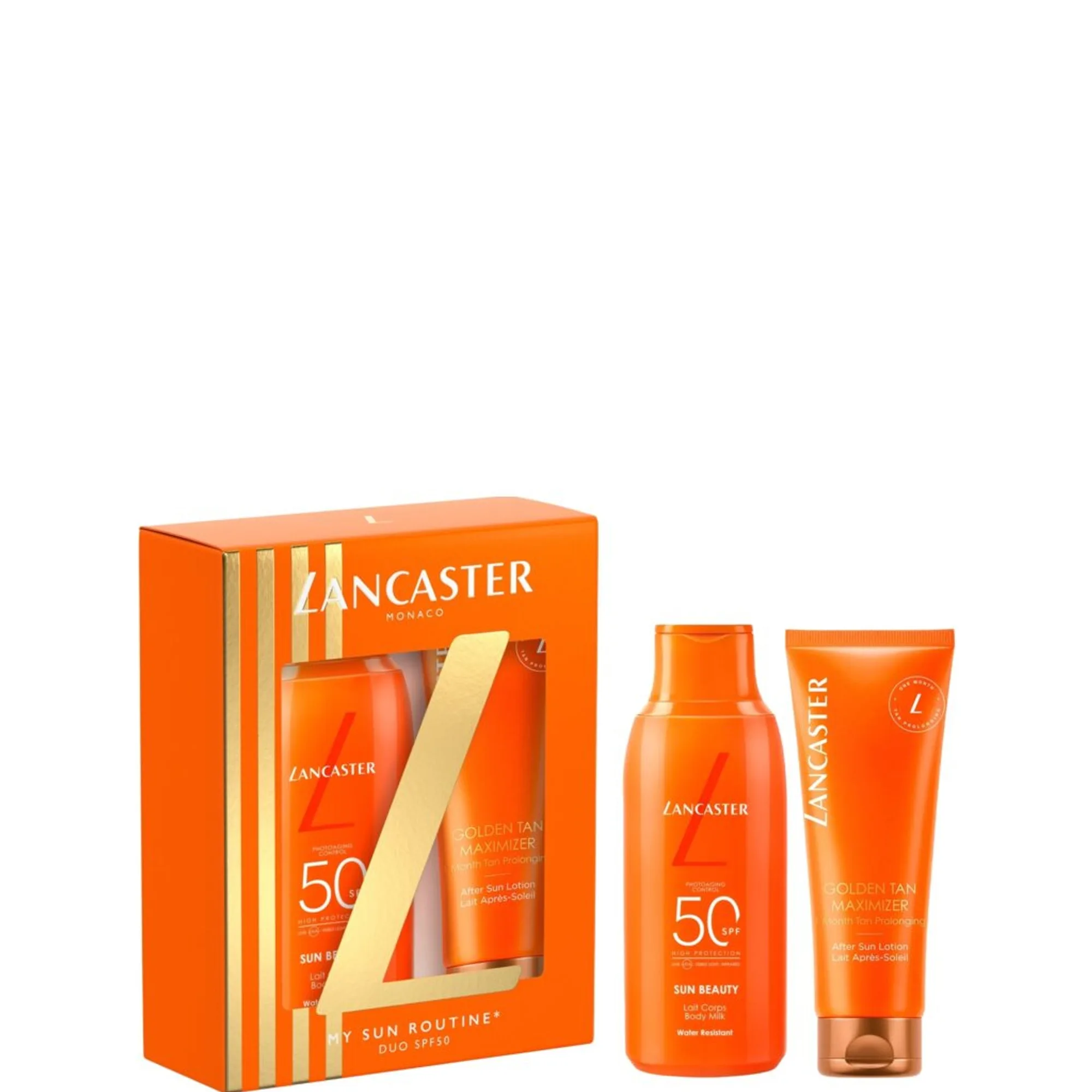 Lancaster Sun Duo SPF50 Kropsplejesæt