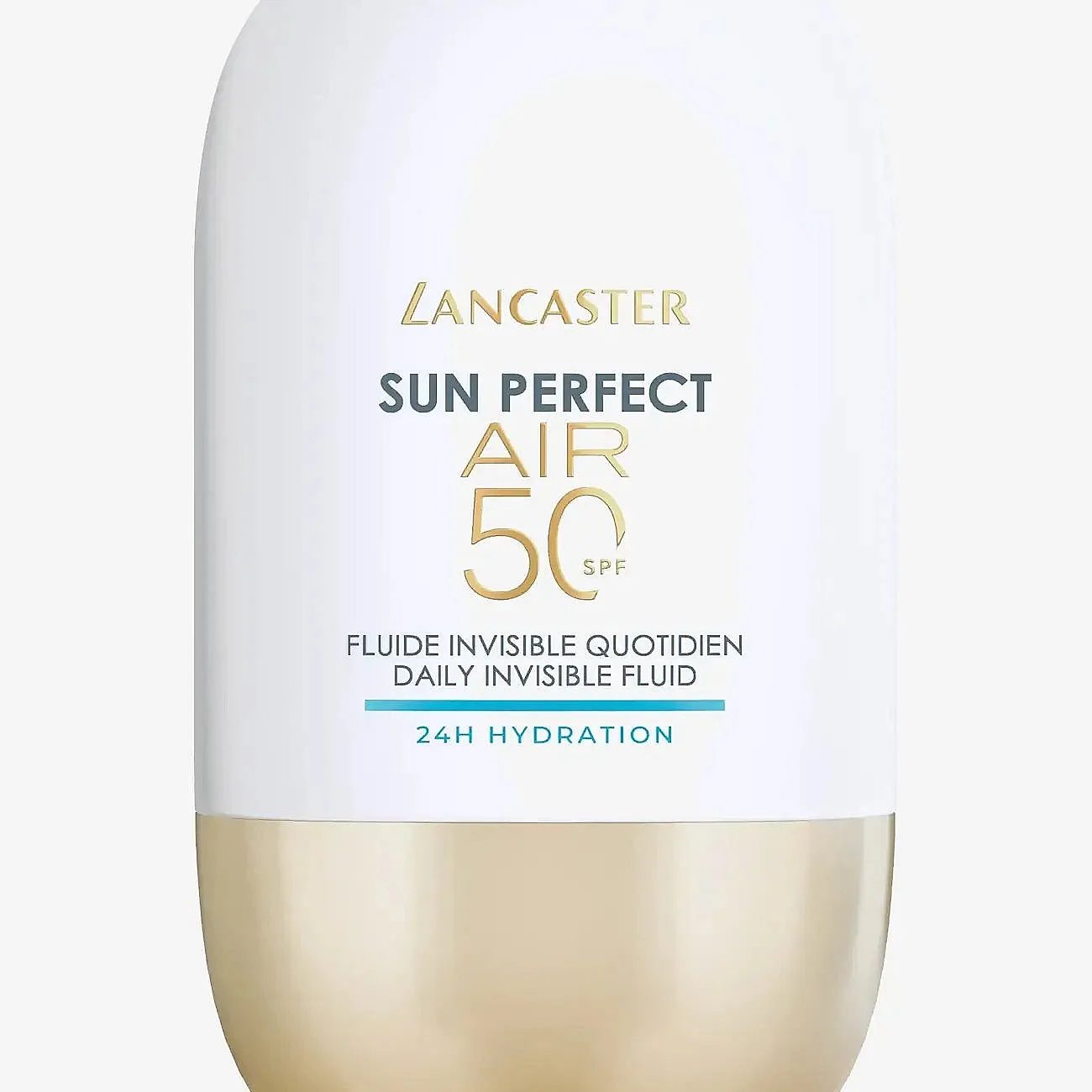 Lancaster Sun Perfect Air 50 24H Hydration erittäin kevyt suojaava fluidi kuivalle ja erittäin kuivalle iholle SPF 50 40 ml