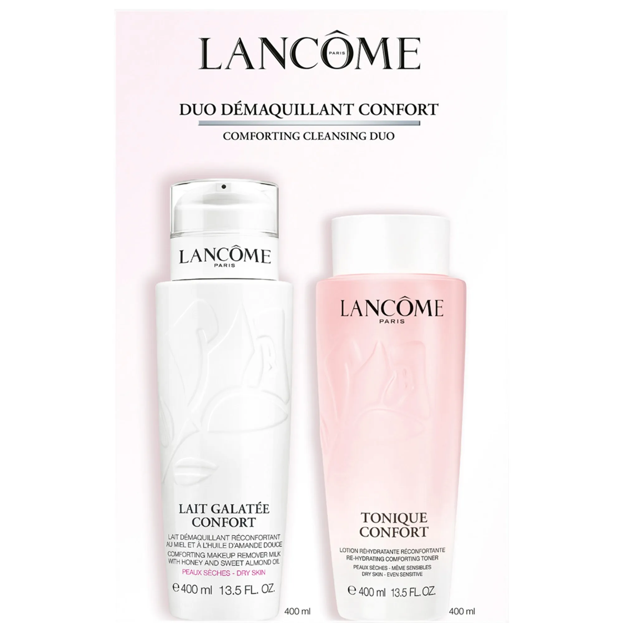 LANCÔME Confort Cleansers Set (Galatée Confort + Tonique Confort) Ansigtsplejesæt