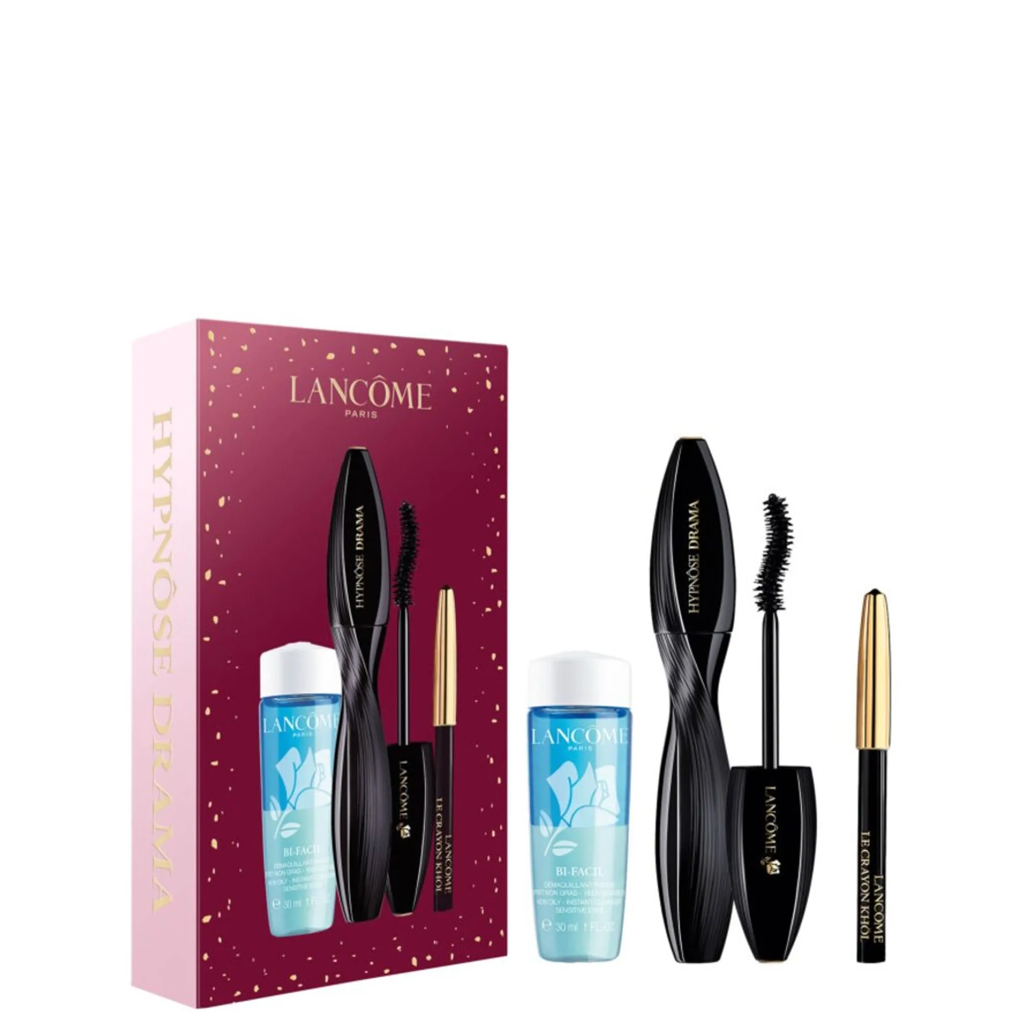 LANCÔME Hypnôse Drama Mascara Set (+ BI-Facial 30ml + MINI Khol Liner) Silmämeikkisetti