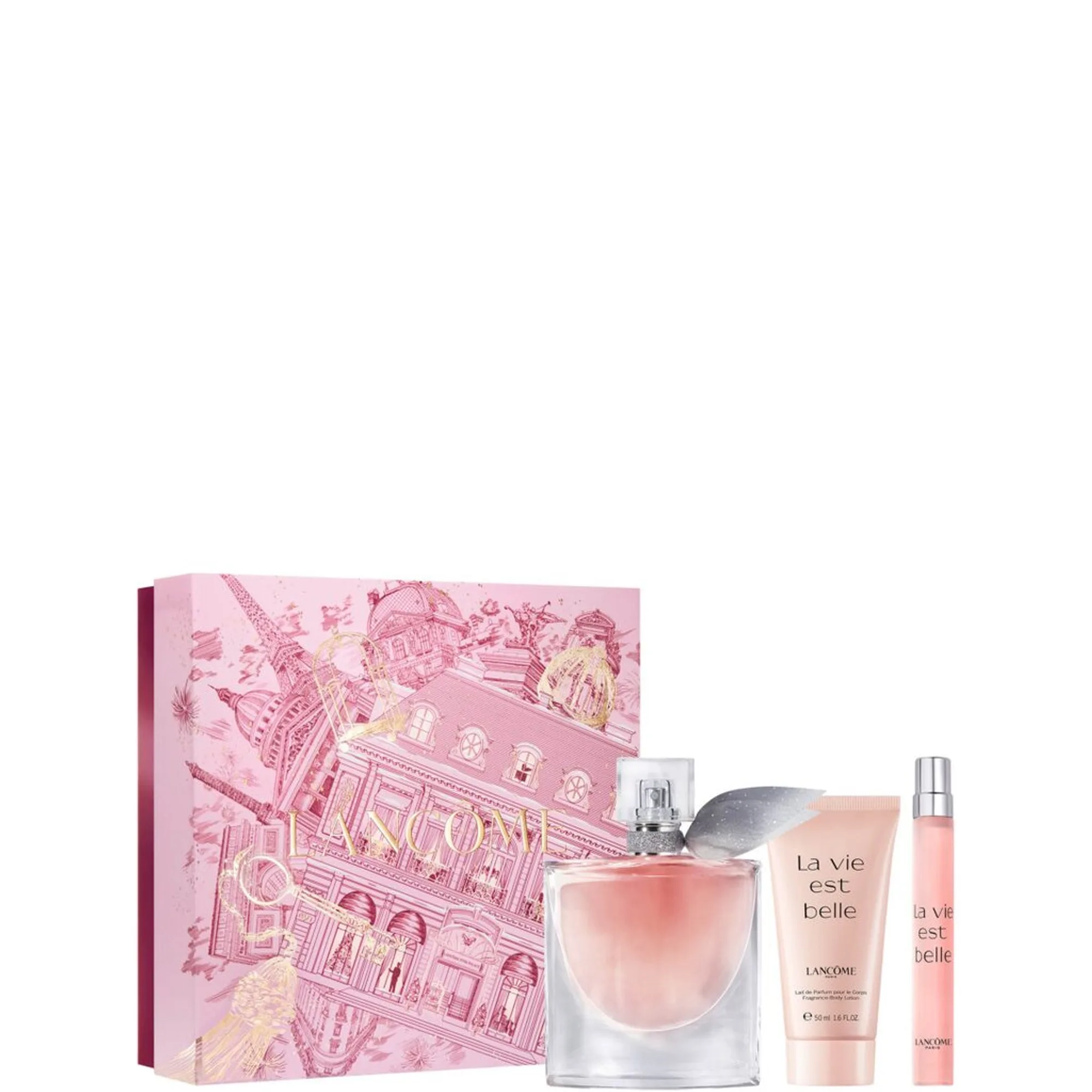 LANCÔME La vie est belle Eau de Parfum 50 ml Set (+ EdP 10 ml + Bodylotion 50 ml) Tuoksupakkaus