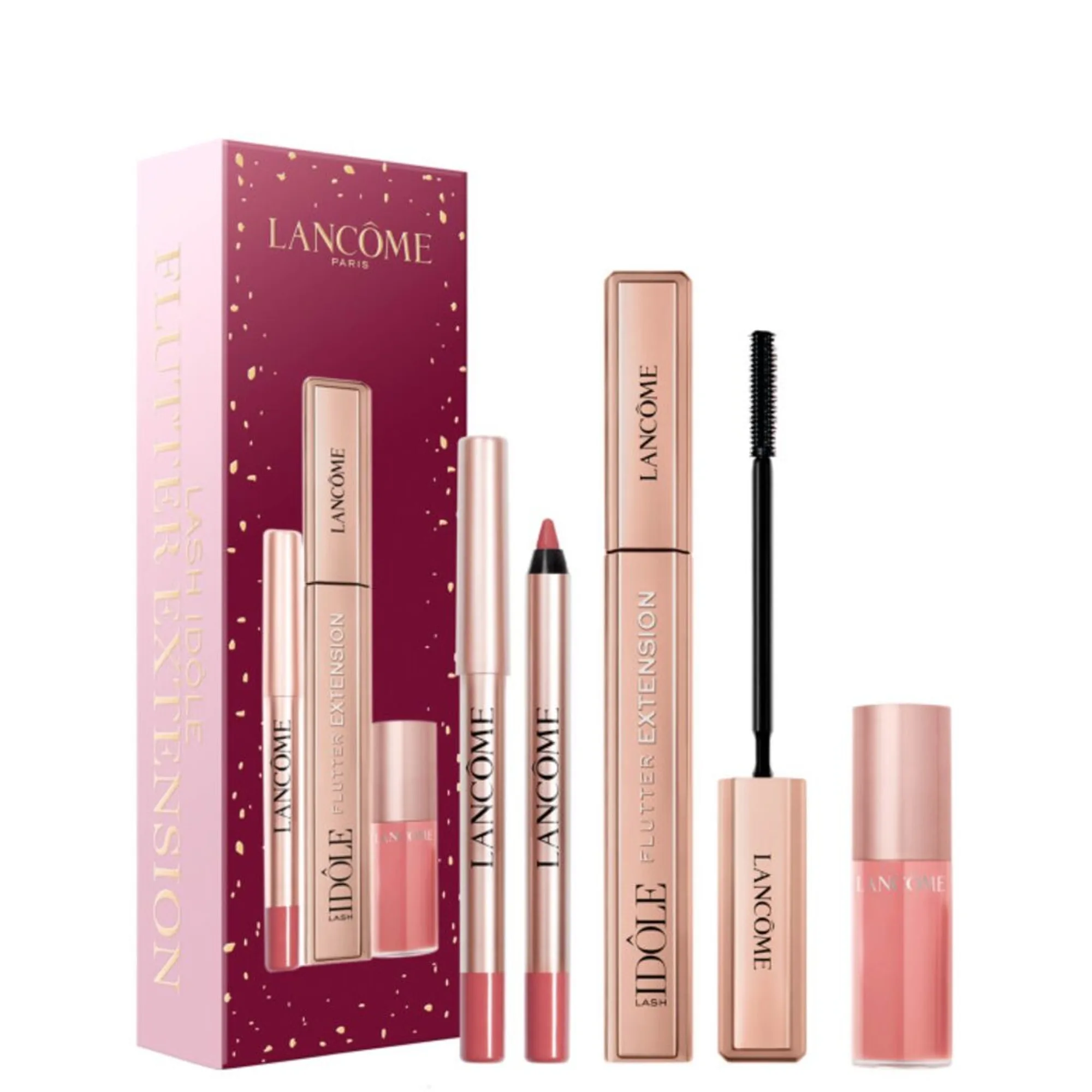 LANCÔME Lash Idôle Flutter Extension Mascara Set (+ MINI Lip Liner + MINI Butter Glow) Silmämeikkisetti
