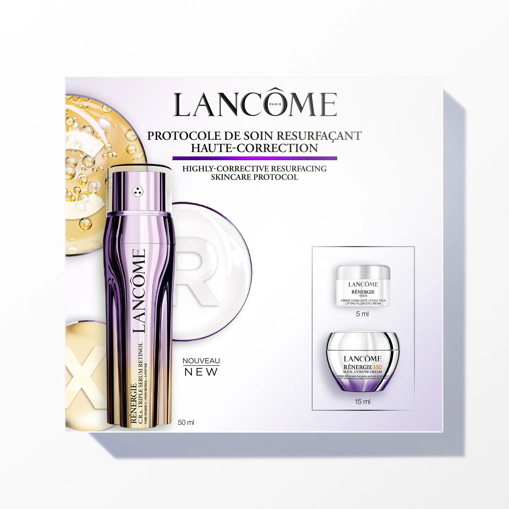 Lancôme Rénergie CRX Triple Serum Retinol Presentförpackning för Kvinnor