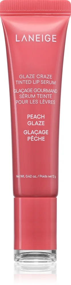 LANEIGE Glaze Craze Tinted Lip Serum sävyttävä huulibalsami sävy Strawberry Sprinkles 12 g