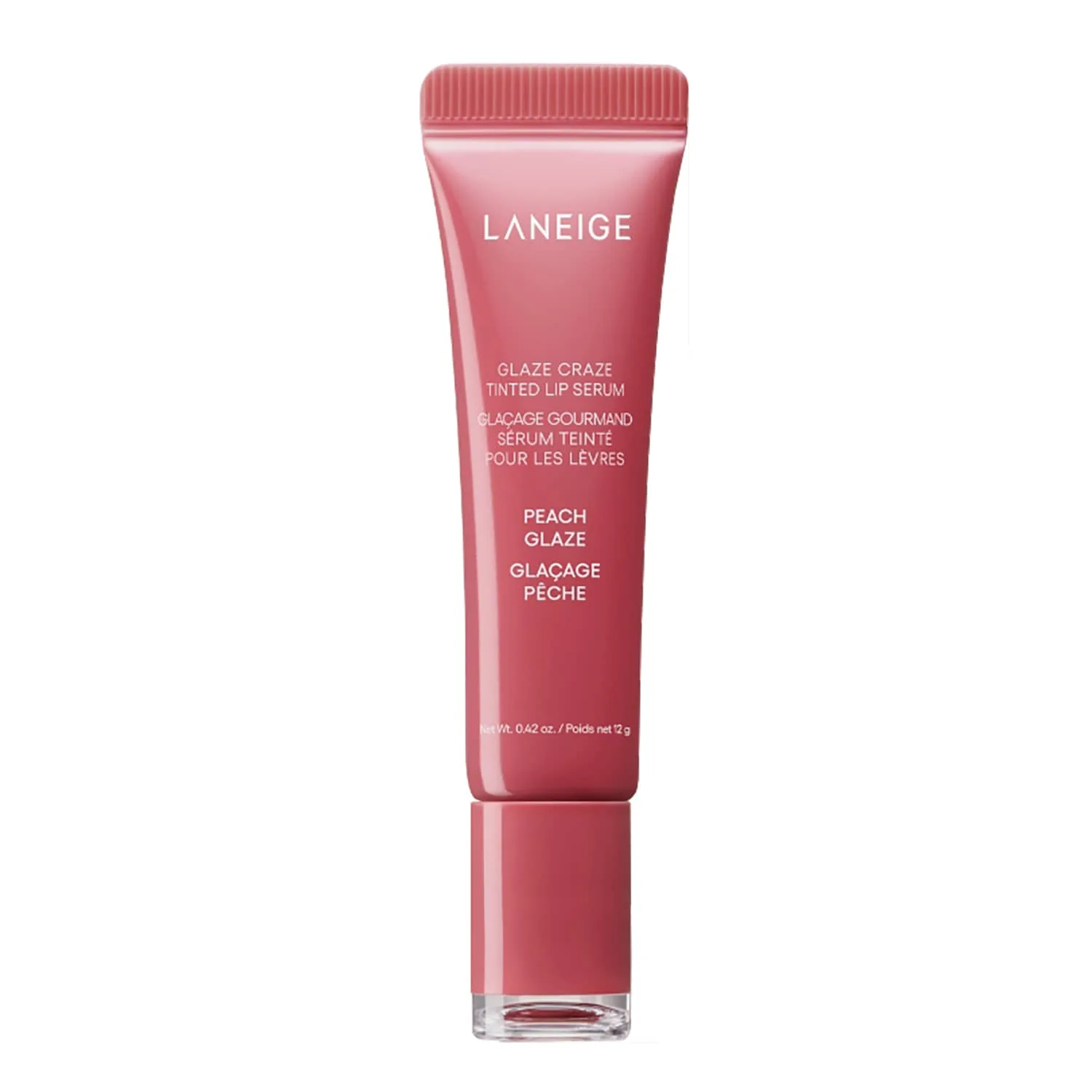 Laneige - Glaze Craze Tinted Lip Serum - Tonet Serum Til Læberne - Glaze Craze Lip Serum Peach Glaze 12g - For Women