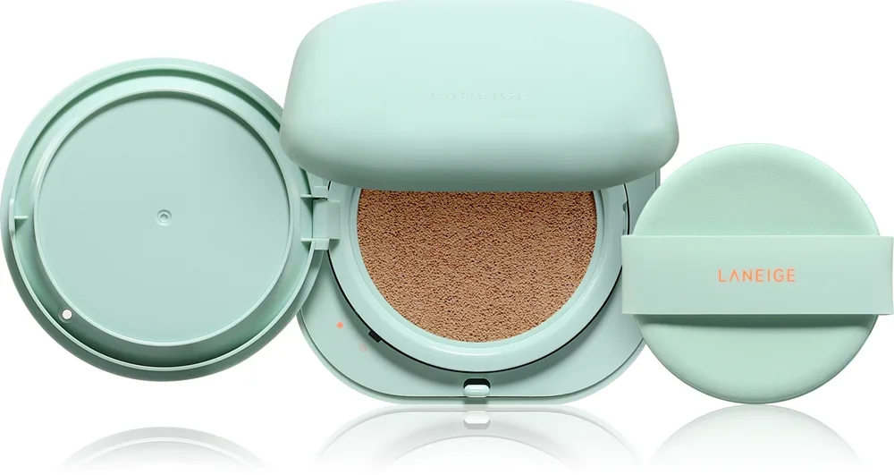 LANEIGE Neo Cushion Matte kiinteä mattapinnan antava meikkivoide + täyttöpakkaus sävy 23N1 Sand 2x15 g