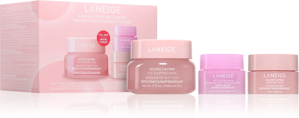 LANEIGE Plump & Hydrate Trio Set med ansiktsmasker