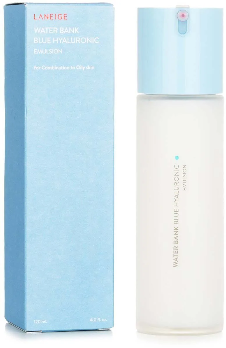 Laneige Water Bank Blue Hyaluronic Emulsion For Combination To Oily Skin 120 ml