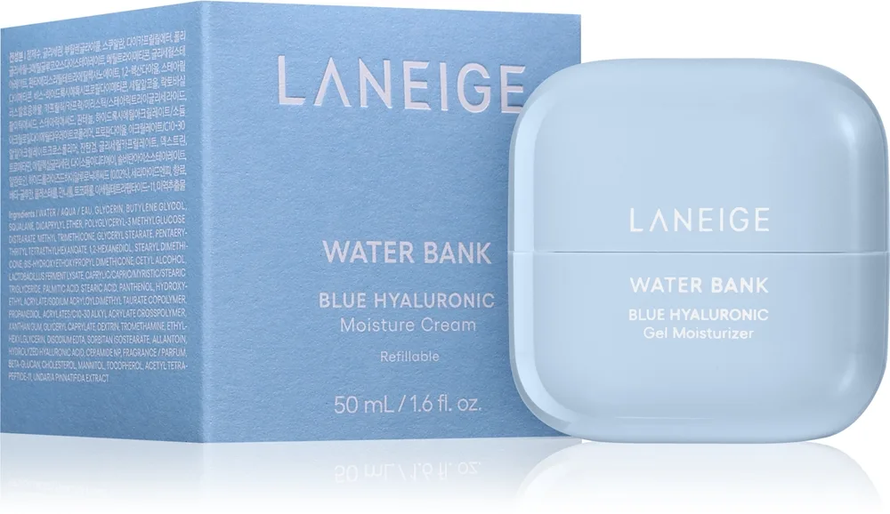 LANEIGE Water Bank Blue Hyaluronic Moisture Cream Refillable Fuktgivande kräm med hyaluronsyra påfyllbar 50 ml
