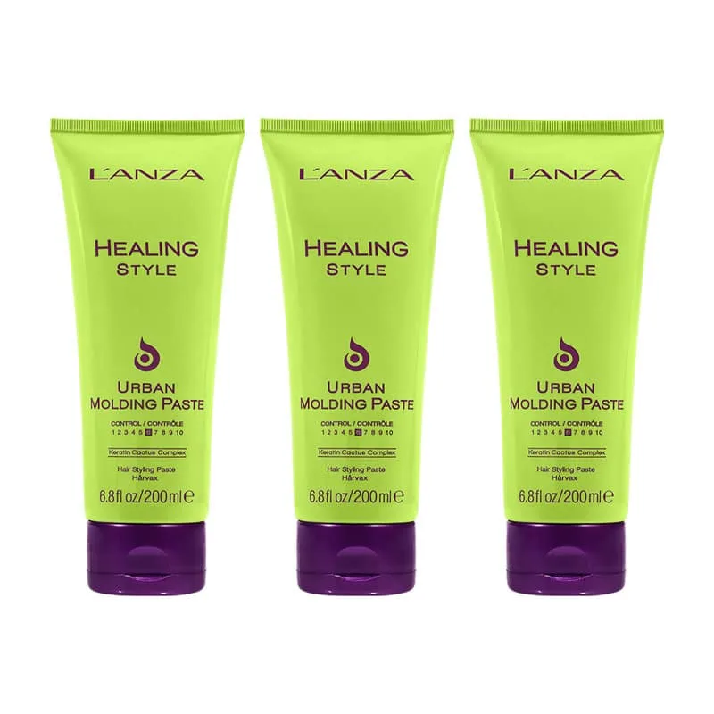 3-pack L'anza Healing Style Urban Molding Paste 200ml