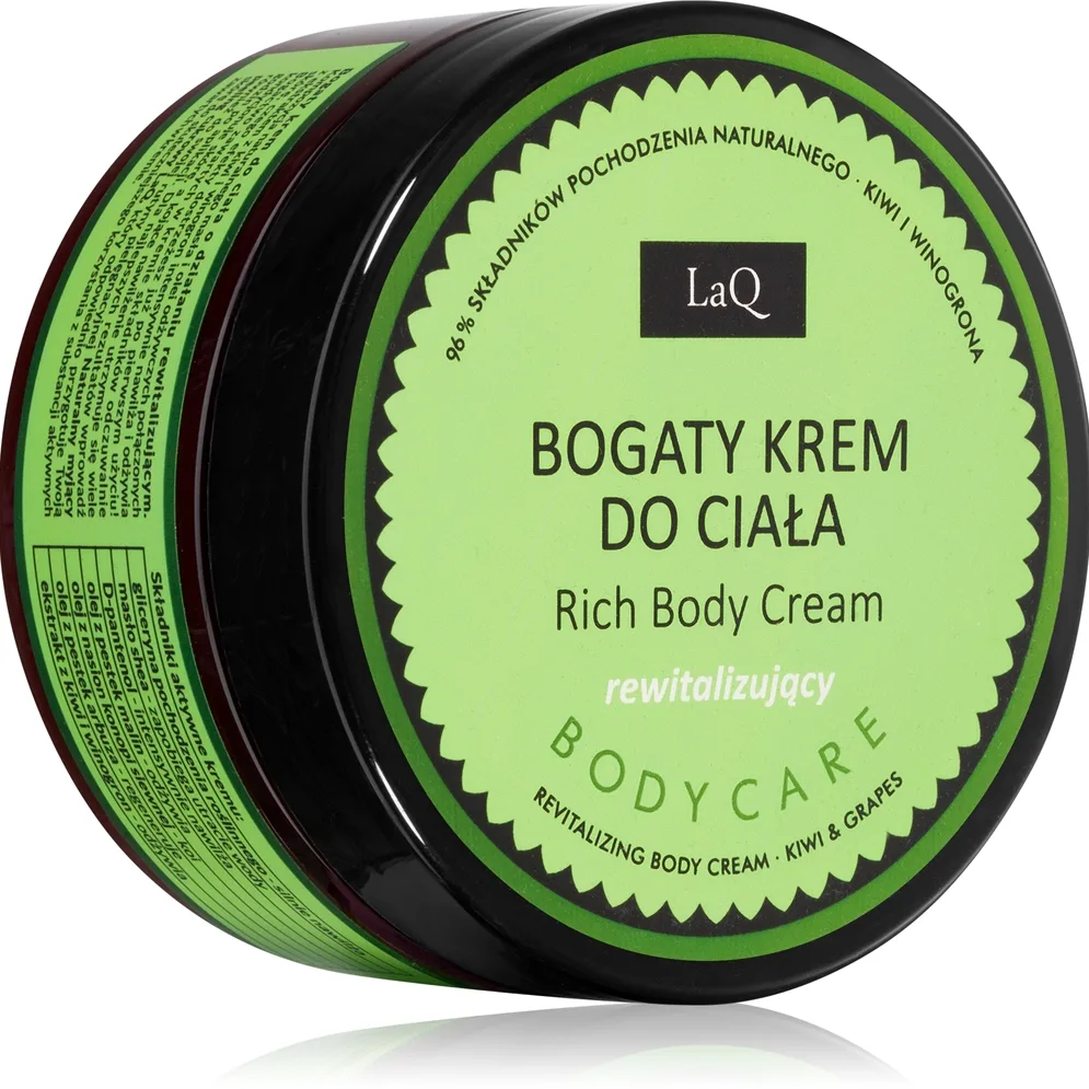 LaQ Bunny Kiwi & Grapes Kropscreme med en revitaliserende effekt 200 ml