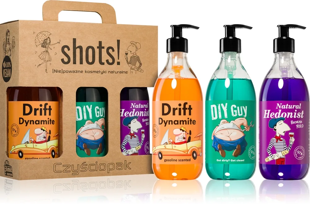 LaQ Shots! Drift Dynamite & DIY Guy & Natural Hedonist julklappsset