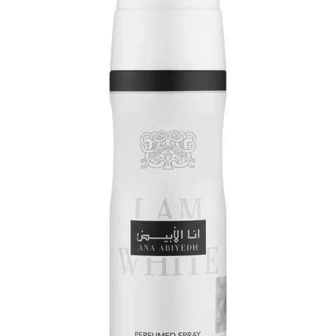 Lattafa Ana Abiyedh I Am White Perfumed Deodorant Spray 200 ml