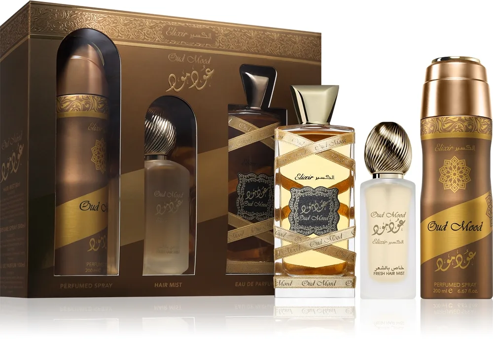 Lattafa Oud Mood Elixir Presentförpackning Unisex 1 st.