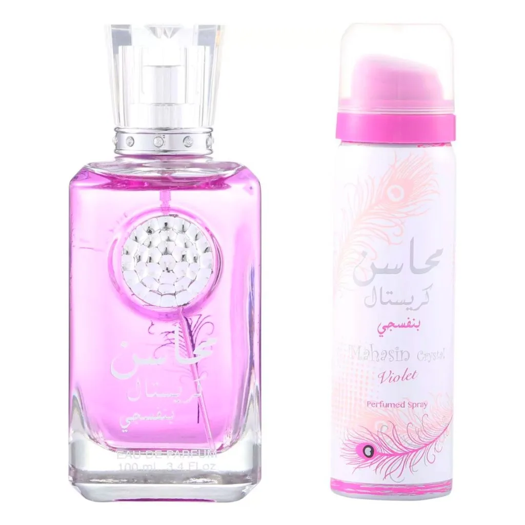 Lattafa Mahasin Crystal Violet Set