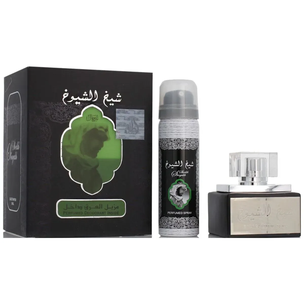 Lattafa Sheikh Al Shuyukh Black Presentförpackning Unisex 50 ml