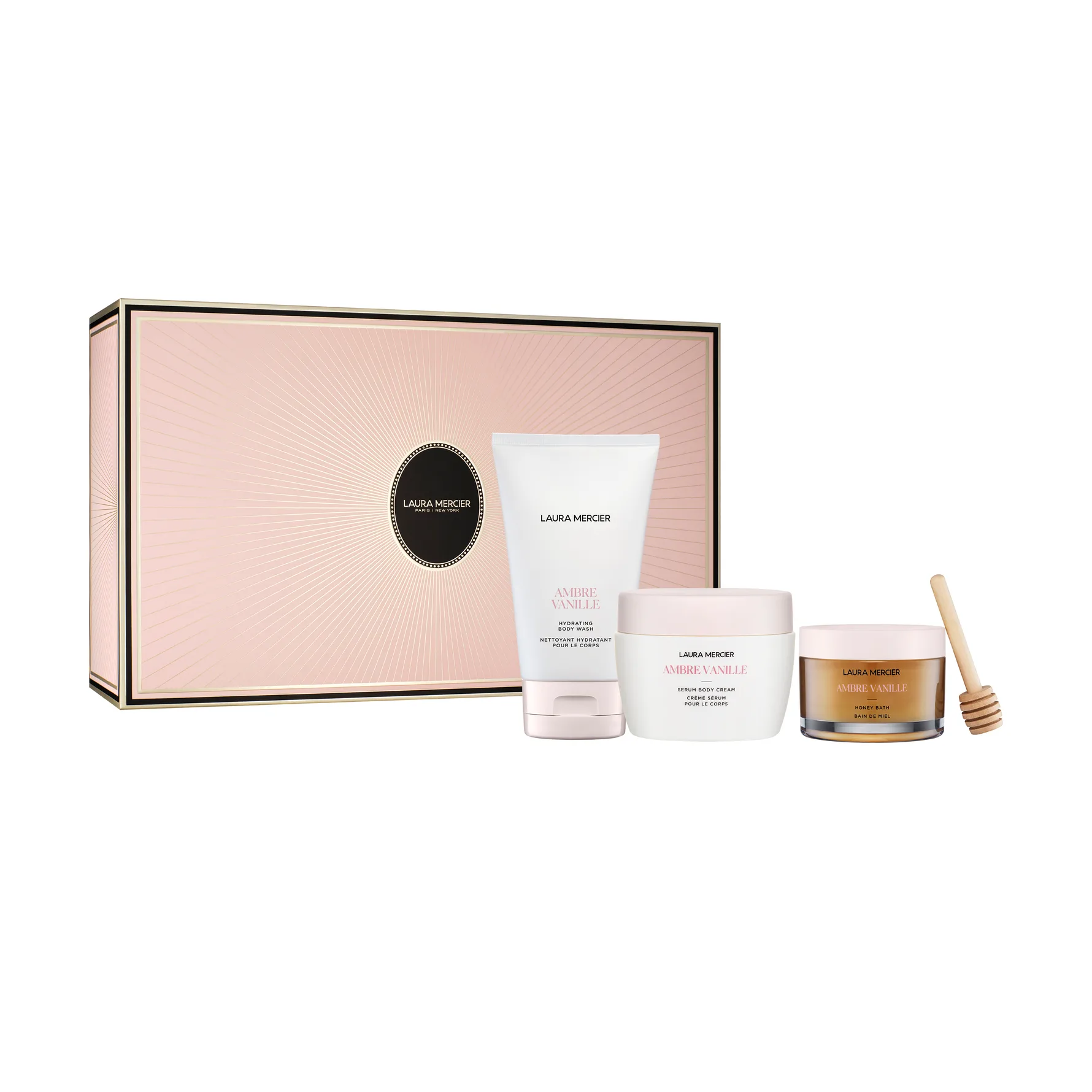Laura Mercier Holiday Set Delicious & Decadent Ambre Vanille Collection