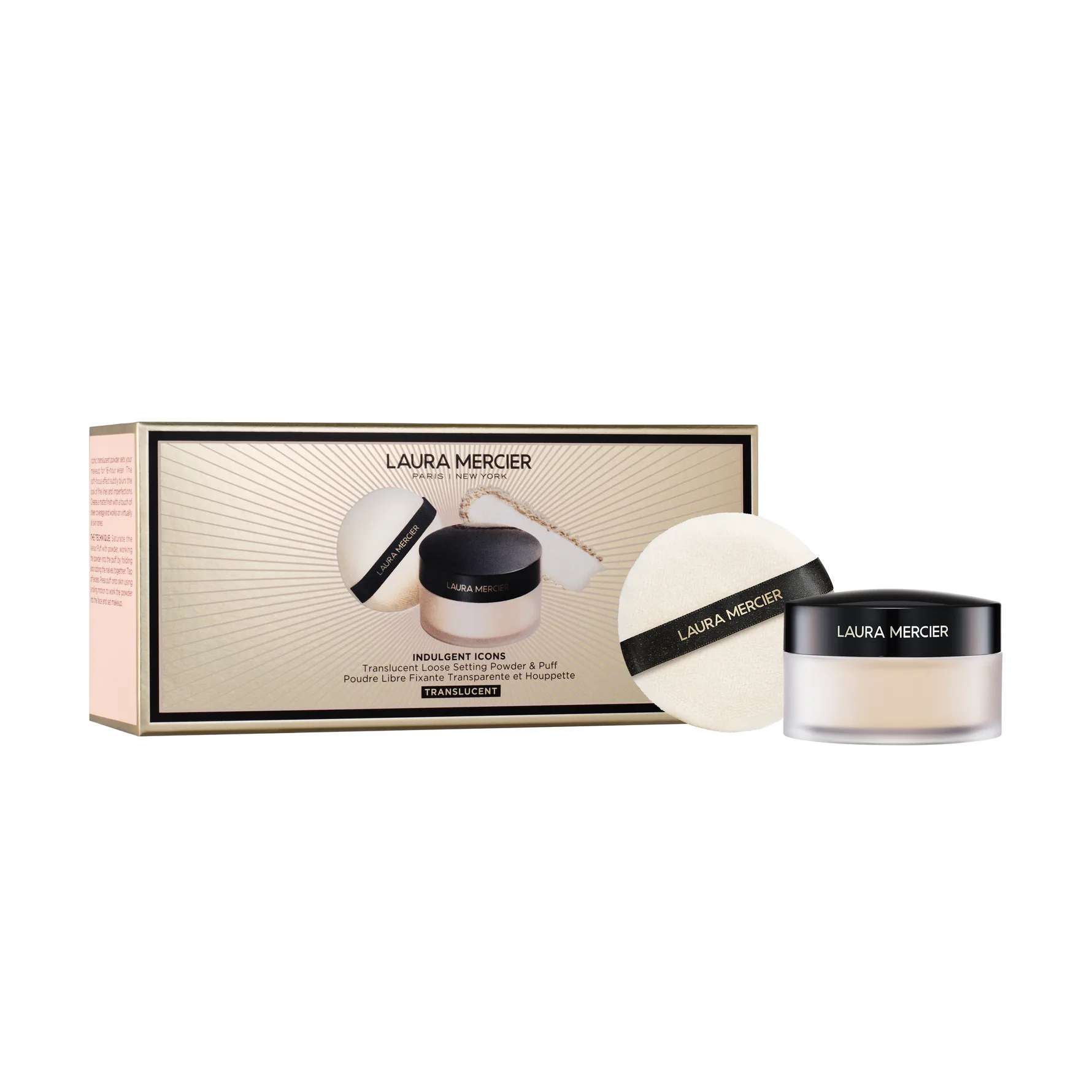 Indulgent Icons Translucent Loose Setting Powder & Puff Gift Set