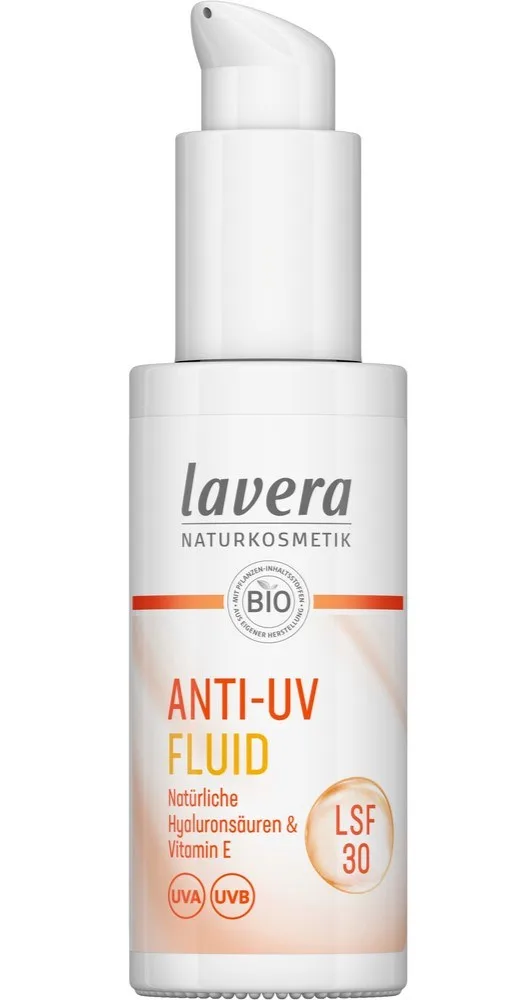 Lavera Anti-UV Fluid Vätska för sol på ansiktet SPF 30 30 ml