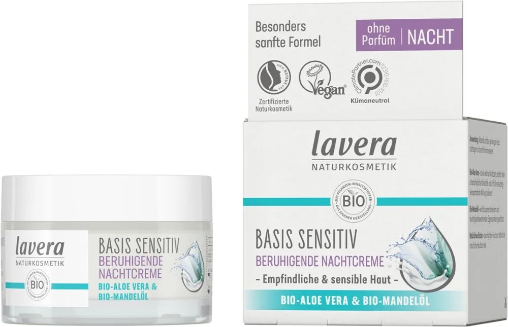 lavera Basis sensitiv Lugnande nattkräm Nattkräm