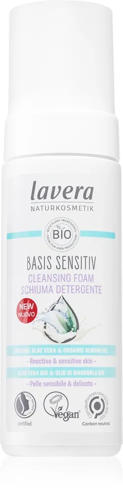 Lavera Basis Sensitiv Cleansing Foam 150 ml